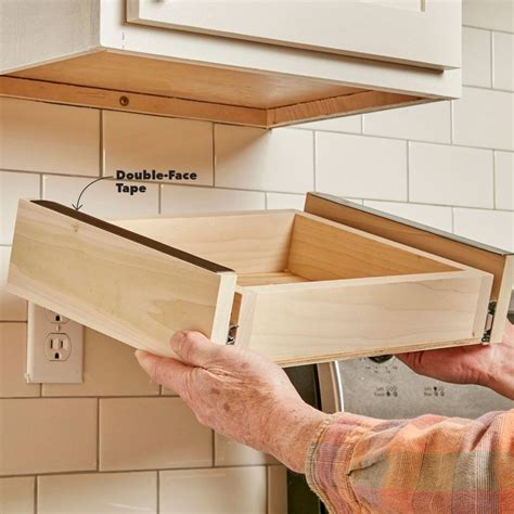 under counter mounted drawers